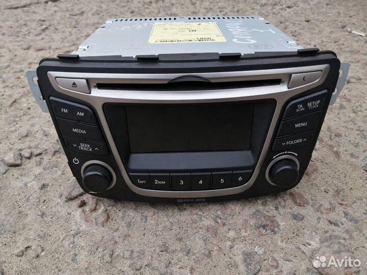 Магнитола Хендай Солярис 1