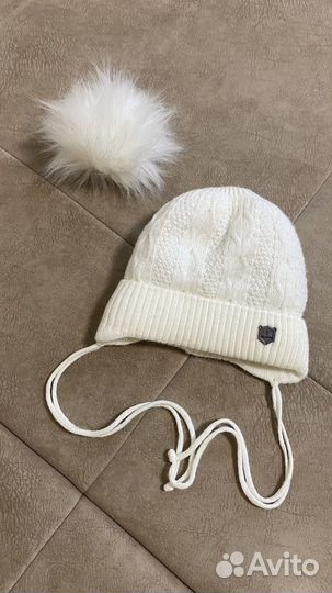 Зимняя шапка унисекс 0-5 мес