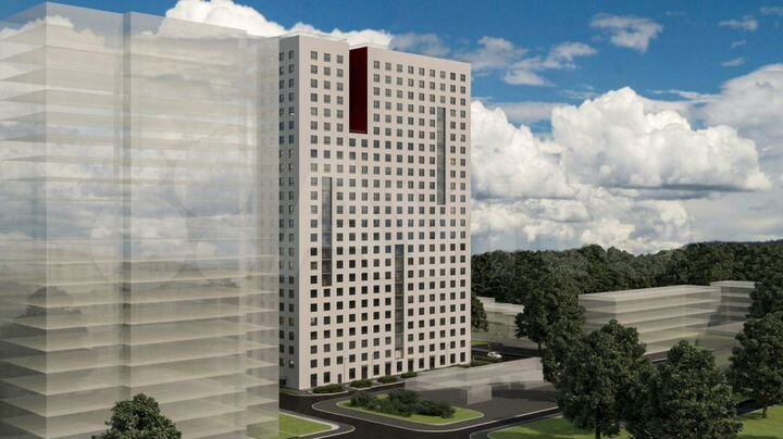 1-к. квартира, 41,7 м², 6/24 эт.