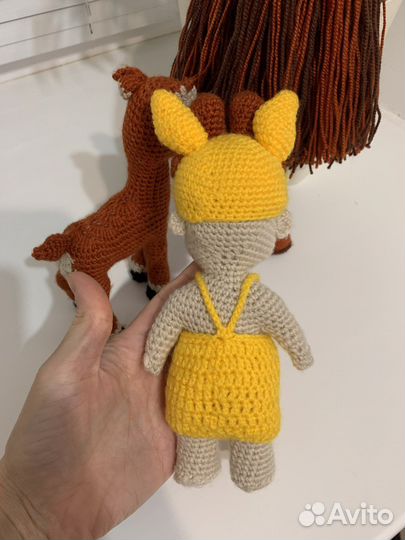 Вязаная игрушка Малыш