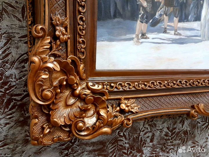 Картина холст/масло. Дорога на Голгофу