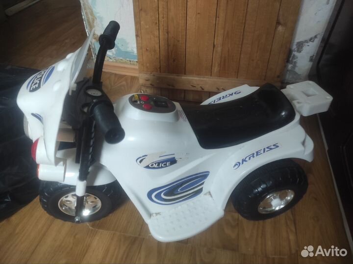 Детский мотоцикл на аккумуляторе бу