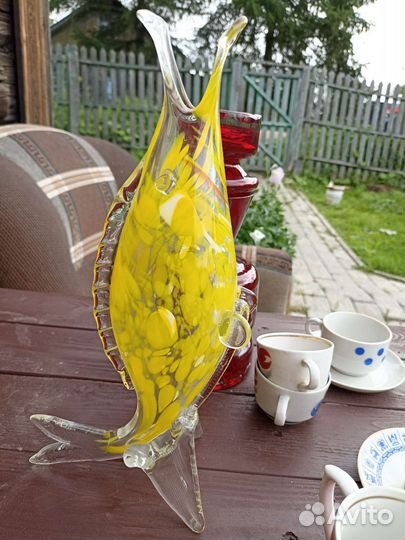 Графин и чашки СССР