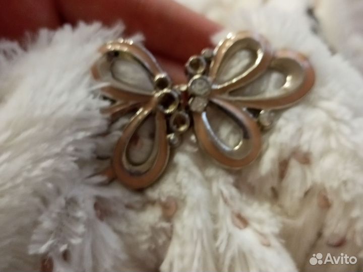 Накидка на платье со стразами для девочек