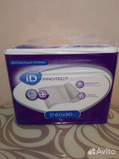 Пеленки одноразовые 60х90 30 штук