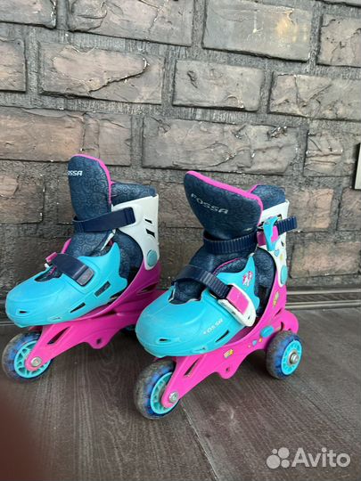 Роликовые коньки детские раздвижные