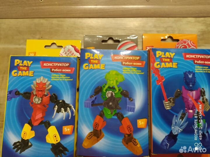 Конструкторы Роботы-воины (аналог lego bionicle)