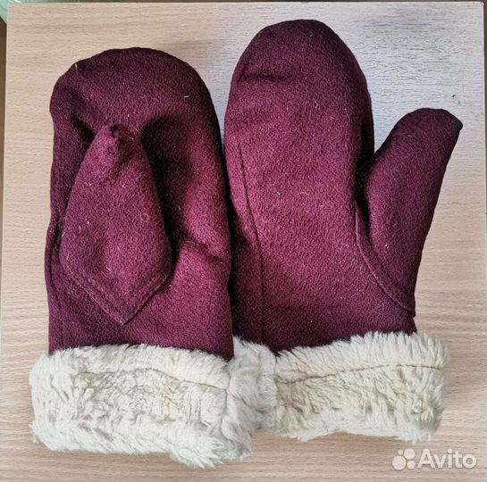 Варежки утеплённые