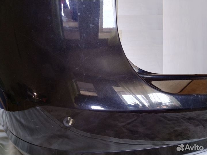 Задний бампер чёрный Пассат Б6 универсал