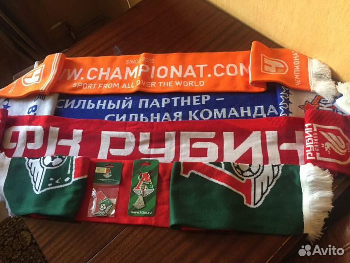 Оригинальные шарфы болельщиков