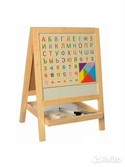 Мольберт детский двухсторонний новый