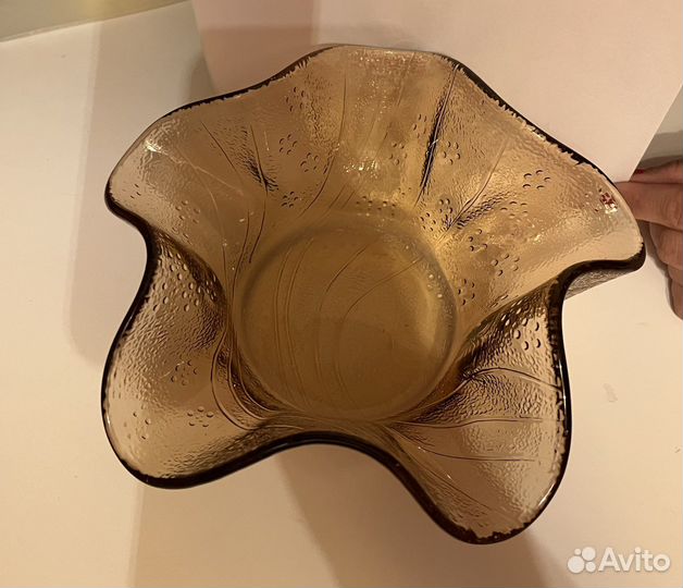 Ваза времен СССР, стекло