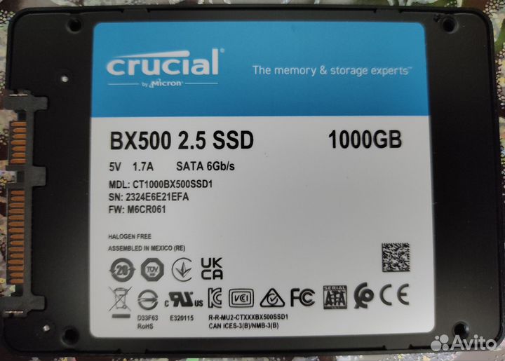 Ssd SATA 2.5 1tb