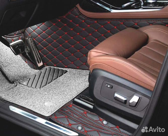 3D Коврики Mercedes ML из Экокожи