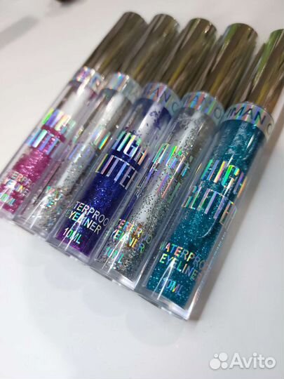 Подводка для глаз блестящие и консилер