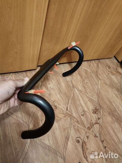 Руль карбон шоссе, шатуны аеро fixedgear