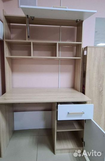 Стол компьютерный Квартет 10 дуб сонома