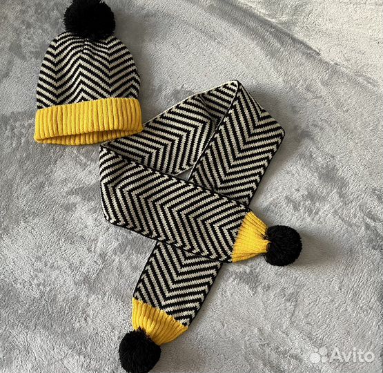 Шапка и шарф на мальчика