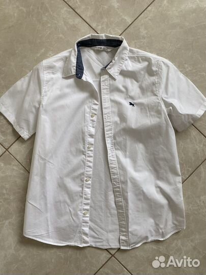 Рубашка белая 11-12лет, 152