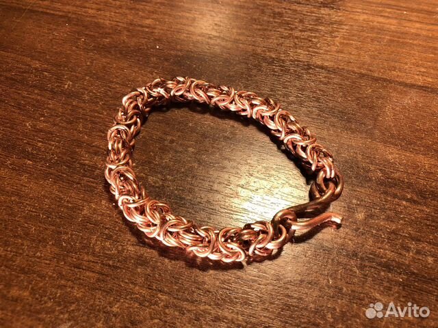 Браслет из меди ручной работы купить в Москве | Личные вещи | Авито