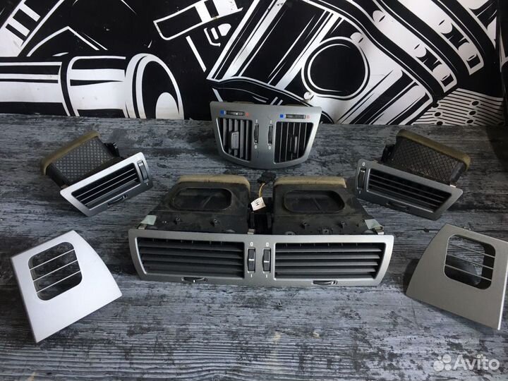 Дефлекторы воздуховоды салона комплект BMW 7 E65