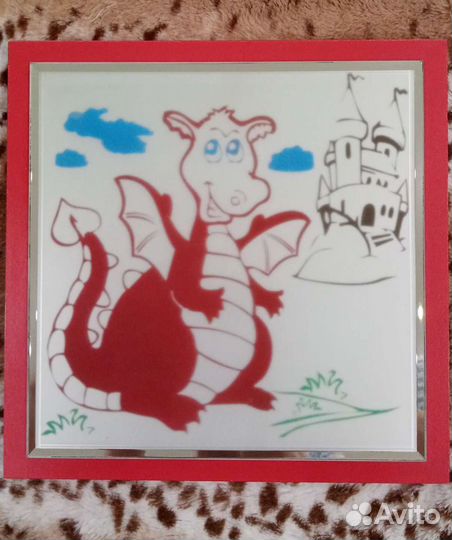 Картина динозавр