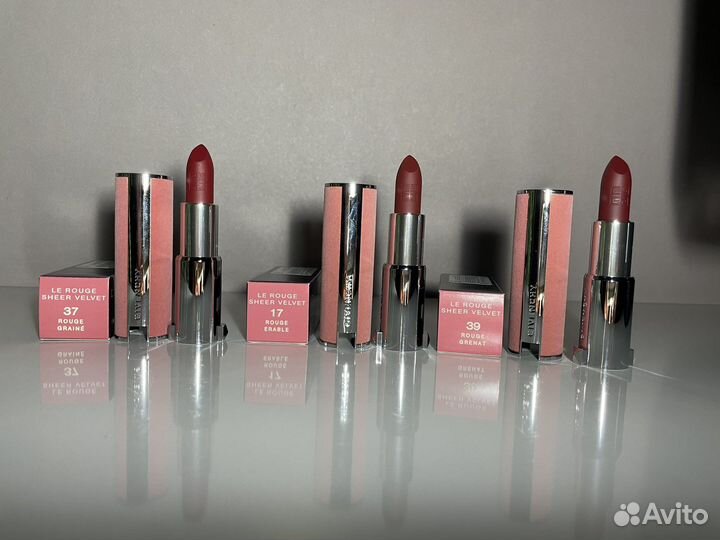 Помада givenchy le rouge, deep velvet, night noir