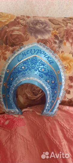 Кокошник для снегурочки