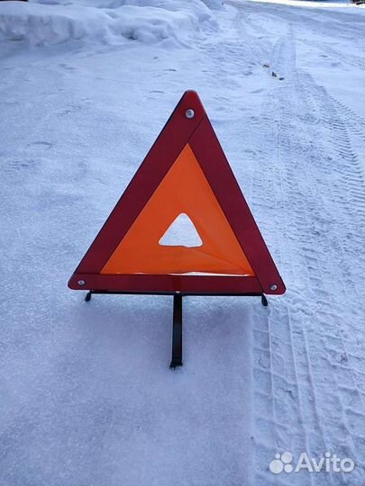 Дорожный знак Осторожно Препятствие раскладной