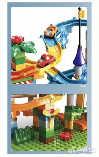 Lego дупло новый конструктор автотрек 211 дет