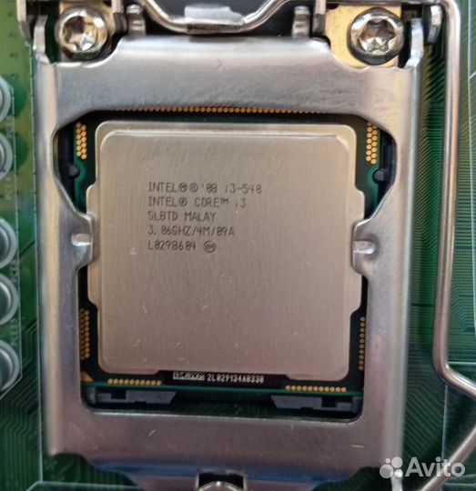 Intel Tunnel Mountain DQ57TML, Intel Core i3-540