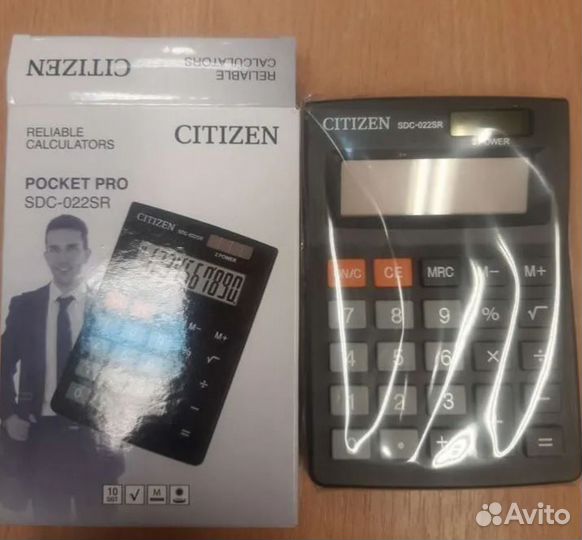 Калькулятор citizen SDC-022S настольный 10 разр