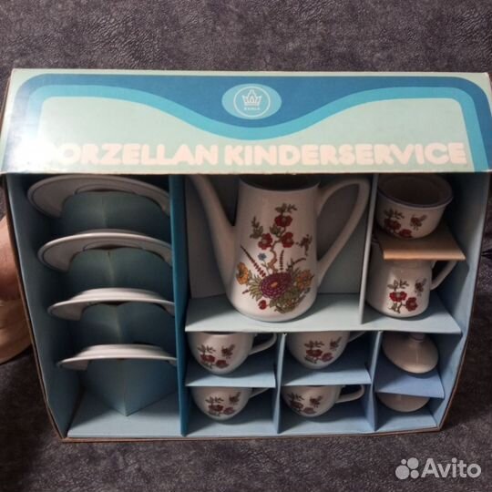 Детский фарфоровый сервиз ГДР