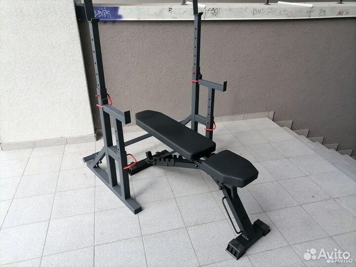 Стойка для штанги с подстраховкой