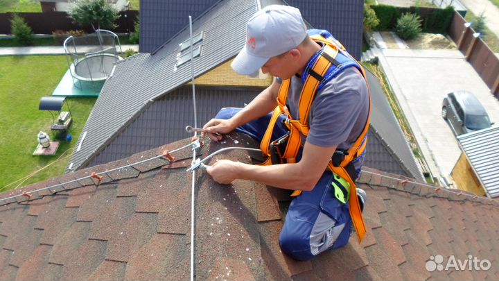 Профессиональный монтаж молниезащиты и заземления