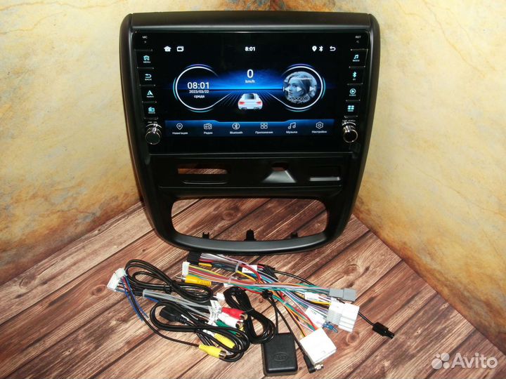 Магнитола Renault Duster Android крутилки