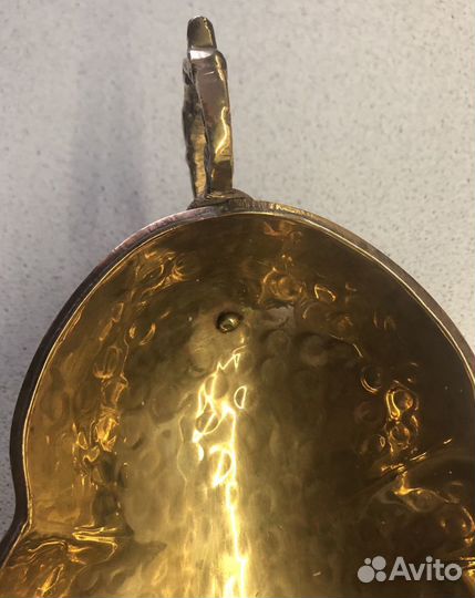 Жардиньерка, кашпо, конфетница латунь