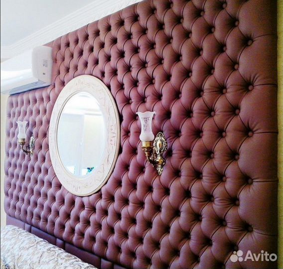 Каретная стяжка, капитоне, панели, изголовья