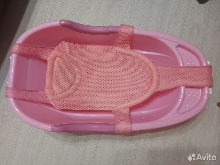 Детская ванночка+гамак+термометр для воды