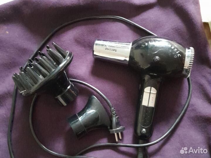 Фен philips с насадками на запчасти