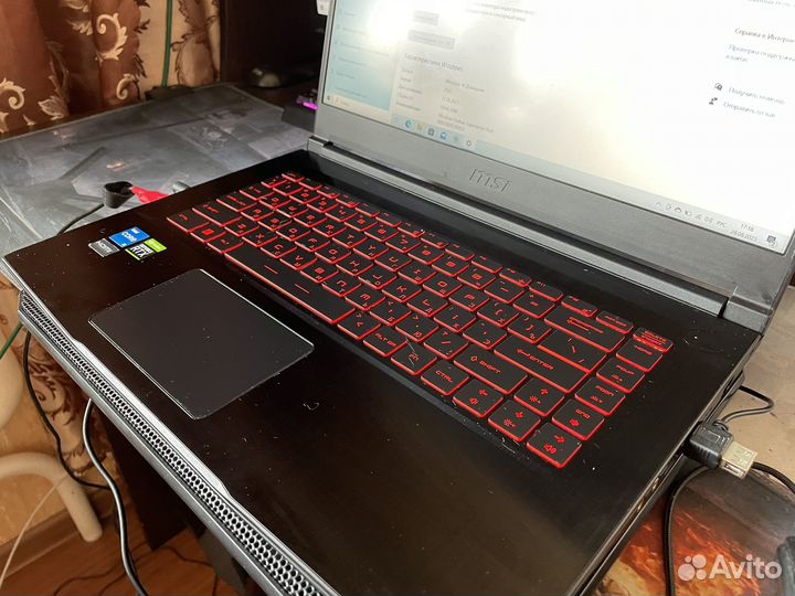 Ноутбук MSI GF6311UC rtx 3050/ обмен