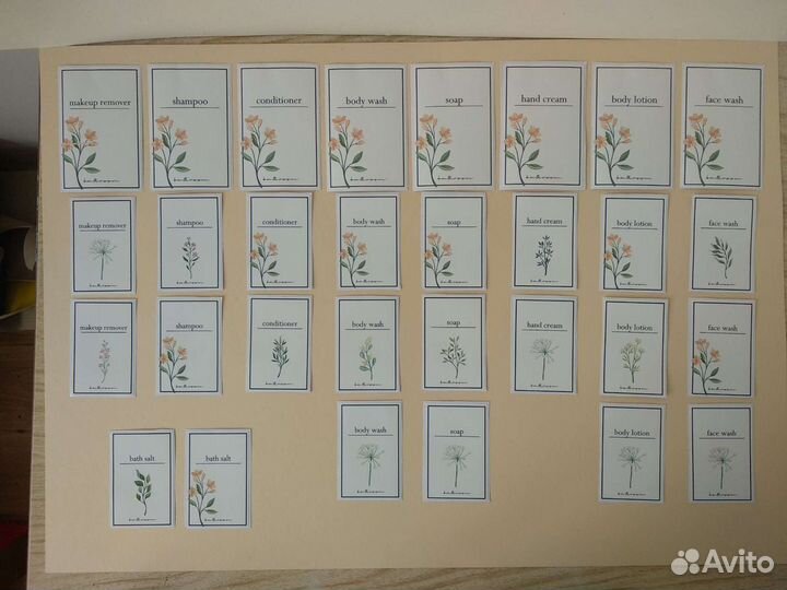 Наклейки для дозаторов