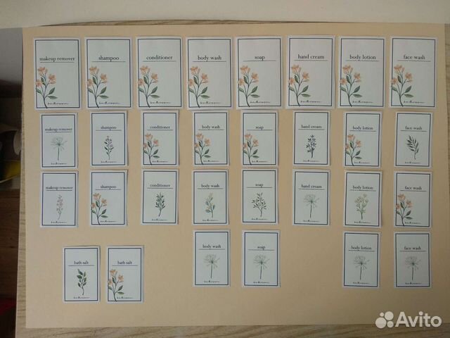 Наклейки для дозаторов