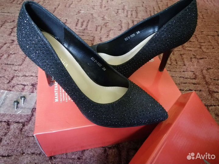 Туфли женские 38 размер черные