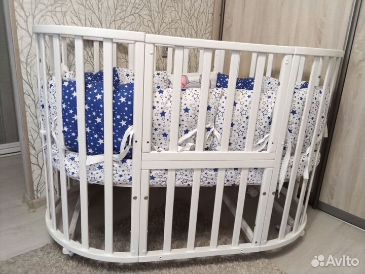 Детская кроватка трансформер 9 в 1