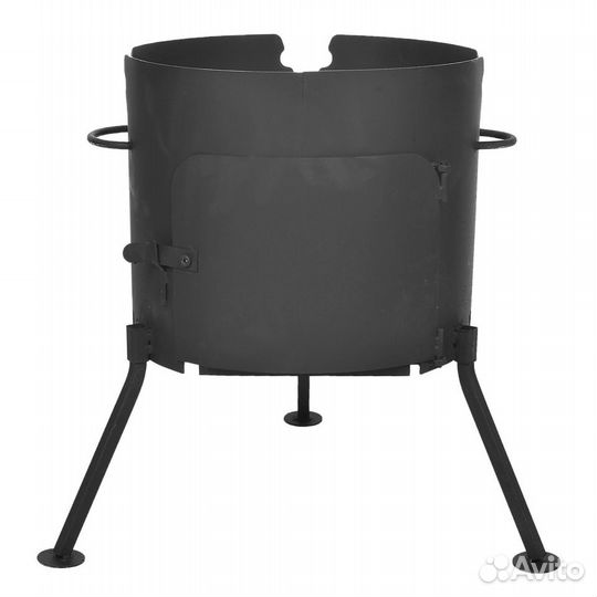 Печь под казан с дверцей 410 мм., 2 мм, разборная