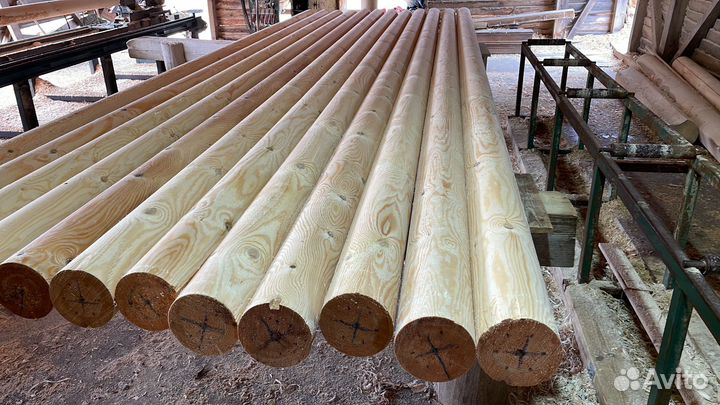 Столбы для забора деревянные