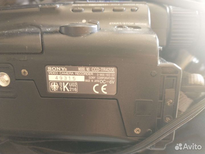 Видеокамера sony