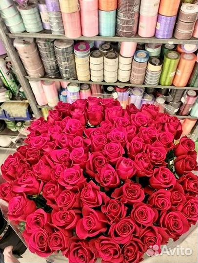 Высокие розы Букеты с доставкой