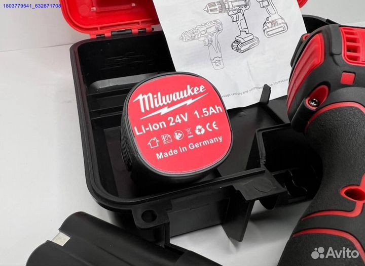 Шуруповерт Milwaukee 24V Новый